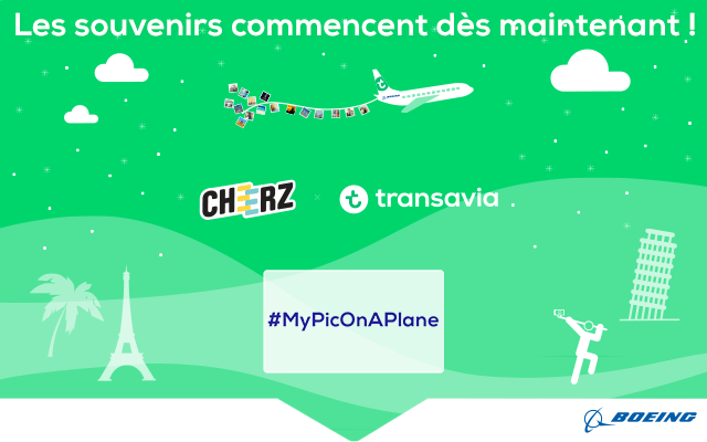 Votre photo imprimée sur un avion !